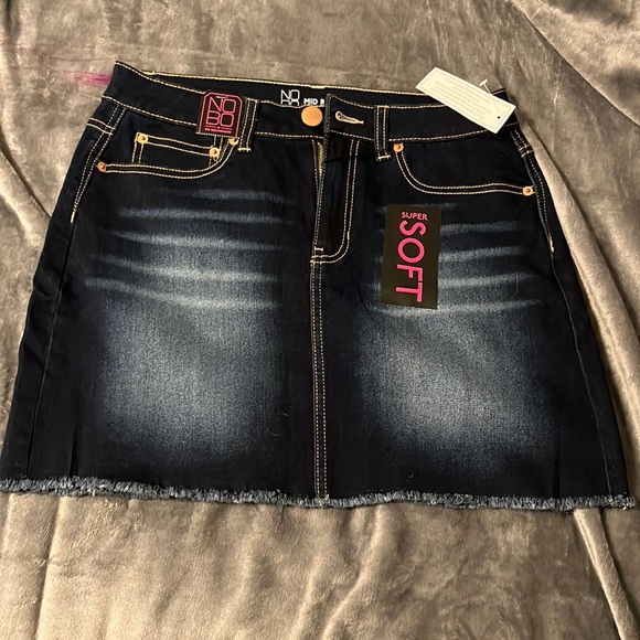 NWT No boundaries denim mini  skirt (11) - Picture 1 of 3